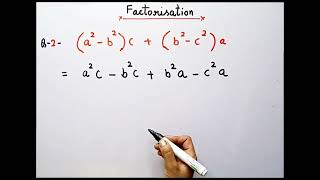 Factors of algebraic expression  factorisation class 8 algebra factorisation [upl. by Colline334]