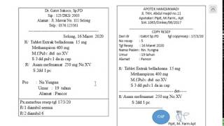 3 CONTOH COPY RESEP [upl. by Ahseiyn]