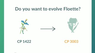 Flabebe Evolution Into FloetteFlorges Pokemon Go  Flabebe Pokemon Go Evolution  Floette Evolution [upl. by Suilenroc400]