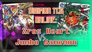 Digimon TCG Online Xros Heart VS Jumbo Gamemon alvarog8649 y MunDigitalToday [upl. by Atsyrc]