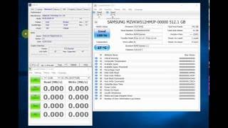 Samsung SM961 512GB PCIe NVME SSD speed test [upl. by Elleret267]