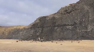 Cliff fall at Charmouth 22nd October 21 [upl. by Hgielime426]