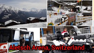 Aletsch Arena Switzerland  Journey by Cable Car  Switzerland tour  ছুইজাৰলেন্ড ভ্ৰমণ [upl. by Kcuhc820]