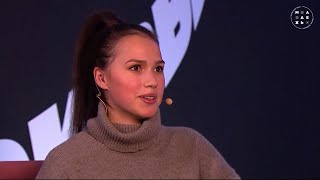 Alina Zagitova 20211224 Moscow Youth Interview [upl. by Ateloiv]