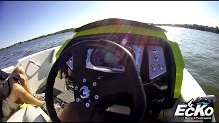 250 HP in a 16 boat  Scarab 165 lake test [upl. by Emeline938]