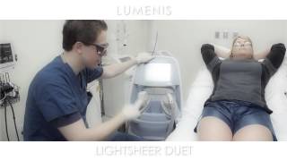 Laser Hair Removal Procedure by Lumenis Lightsheer Duet [upl. by Ashlee]