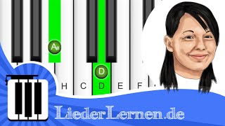 Christina Stürmer  Millionen Lichter  Klavier lernen  Musiknoten  Akkorde [upl. by Scharff]