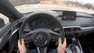 2020 Mazda CX9 Signature  POV Test Drive Binaural Audio [upl. by Nilok]