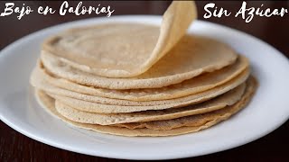 LAS MEJORES CREPAS SALUDABLES  SUAVES FINOS Y ELÁSTICOS  Receta Fácil [upl. by Dahle911]