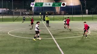 4ª giornata  Lega Calcio a 8  Serie B  TS Zerosei  Atletico Giardinetti  highlights [upl. by Airalav139]