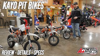 Kayo Pit Bike Review KMB 60 TS 90 and TD 125 [upl. by Tihom]