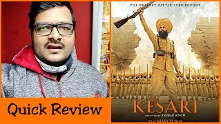 Kesari  Quick Review after watching Kesari [upl. by Daniala]