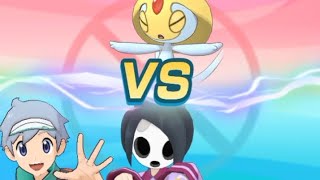 Pokemon Masters EX Support Starmie and Allister duo Uxie [upl. by Aicenad749]