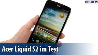 4KSmartphone Acer Liquid S2 im PCWELTTest  deutsch  german [upl. by Yl715]