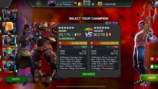 Spiral hunt objective 5  MCOC  SHURI VS NAMOR [upl. by Asiled]