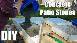 Make your own Patio Stones quickly and easily with this method [upl. by Aihsenrad]