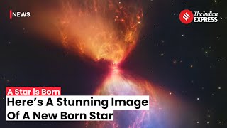 NASA shares videos of a newborn star captured on James Webb Space telescope [upl. by Artenak933]