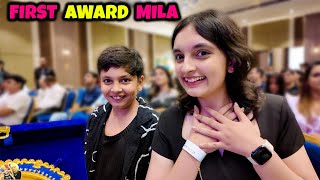 FIRST AWARD MILA  Aayu and Pihu Show [upl. by Saval780]