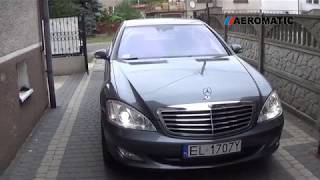 Airmatic regeneracja wymiana tylnych poduszek Mercedes S320 CDI W221 4matic naprawa aeromaticpl [upl. by Moersch]