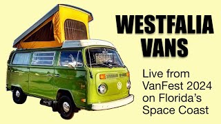 Live at VANFEST 2024 Original WESTFALIA VANS on Florida’s Space Coast [upl. by Aihsekin]