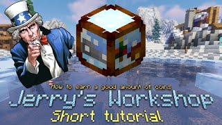 How to earn easy coins in Jerrys workshop short tutorial  Hypixel Skyblock [upl. by Audris744]