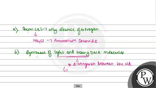 Answer the following questions based on Meselson and Stahls experiment on \\E\\ coli [upl. by Naga]