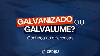 Você sabe a diferença entre galvanizado e galvalume [upl. by Zurc795]