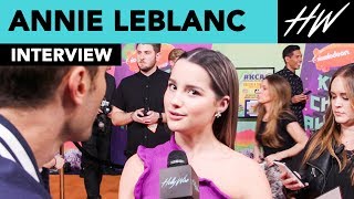 Annie LeBlanc Admits Her Favorite Things About Hayley LeBlanc amp Biggest Pet Peeves  Hollywire [upl. by Yenobe944]