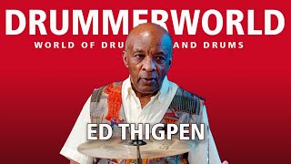 Ed Thigpen DRUM BRUSHES  1982 edthigpen brushes drummerworld [upl. by Enisaj]