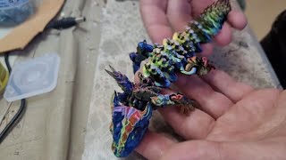 Articulated Dragon 3D Print [upl. by Howes]