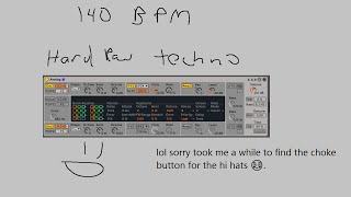 Techno Production  Analog Workflow  Hard Raw Techno in Ableton live [upl. by Kermie]