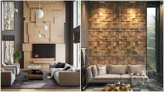 Trendy Living Room Wall Decorating Ideas For Home Interior Wall Design Wall Decoration Cladding [upl. by Eibber]