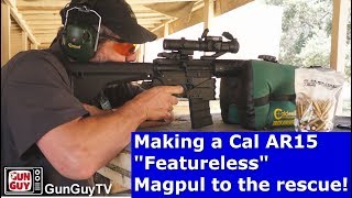 Building a California featureless AR15  Magpul to the rescue [upl. by Peter]