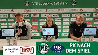 PK nach dem Spiel  VfB Lübeck vs VfB Oldenburg  Saison 202425 [upl. by Zoeller82]