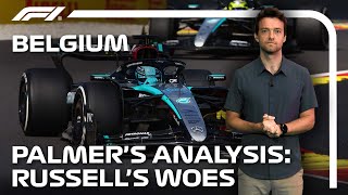 Mercedes’ Error Why Russell Was Disqualified In Belgium  Jolyon Palmer’s F1 TV Analysis  Workday [upl. by Alisia]