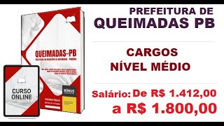 Apostila Concurso Prefeitura de Queimadas PB 2024 Cargos Nível Médio [upl. by Berlinda]