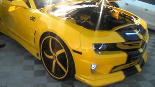 DUBSandTIREScom yellow and black forgiato camaro Asanti Forgiato Wheels Rims [upl. by Yaned623]