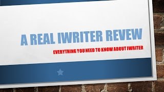 Iwriter Iwriter Review Reveals If You Can Really Get Quality From This Content Writing Service [upl. by Shayne]