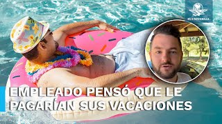 ¡Entendió mal Se confunde y entrega facturas de sus vacaciones al jefe [upl. by Nyliram]