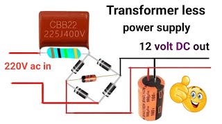 DC 12 volt 3 amp power supply banaye  how to make 12V 3 amp power supply circuit [upl. by Horodko]