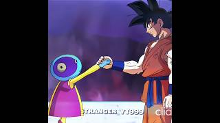 When Goku doing handshake with zeno☠️💯 dbz dbs anime Goku zeno viral shorts trending editz [upl. by Atnoved519]