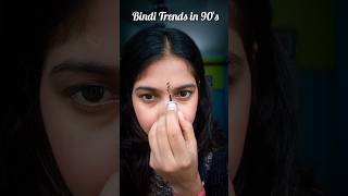 Bindi Trends in 90s bindi bindihack shorts [upl. by Isma]