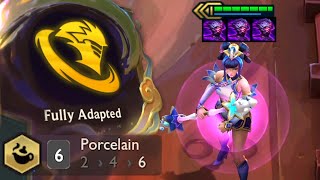 6 PORCELAIN FULLY ADAPTED LUX SPAMMING Q  TFT Set 11 [upl. by Ahsym]