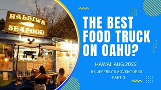 THE BEST FOOD TRUCK ON OAHU  BEST PLACE FOR A SUNSET VIEW  HAWAII 2022 [upl. by Earl]