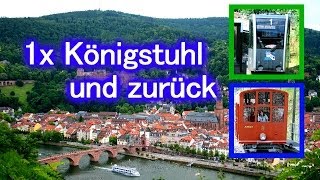 「 Heidelberger Bergbahnen  Einmal Königstuhl und zurück 」 [upl. by Teleya]