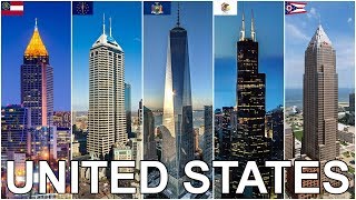 Tallest Buildings in Each US State [upl. by Ausoj]