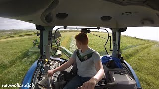 Silage 2015  Mowing with the John Deere 635 [upl. by Fromma262]