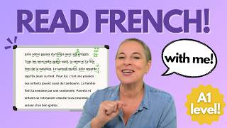 Learn To Read French With Me  A1 Level French for Beginners [upl. by Ittak]