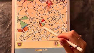 😴 iPad ASMR 🧡  Sticker Book  Clicky Whispers amp Writing Sounds [upl. by Fiedler983]