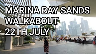 SINGAPORE MARINA BAY SANDS WALKING TOUR [upl. by Tobit]